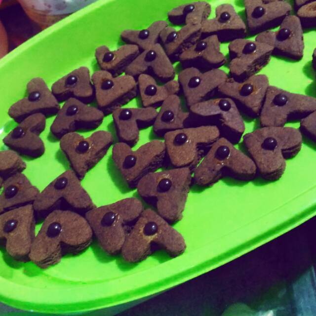 

Cookies Coklat Choco cip Request Bentuk homemade