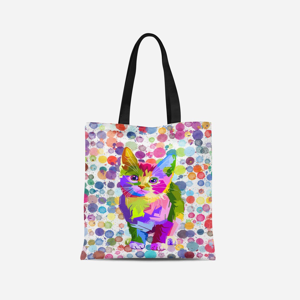 

Tote bag Minplus Cute Cat Watercolor