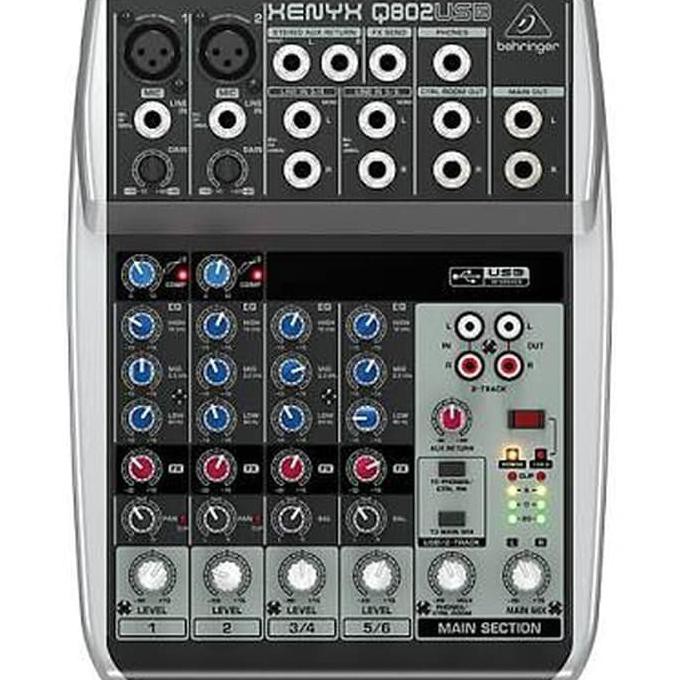 promo Mixer Behringer Xenyx Q802 With USB Audio Interface diskon