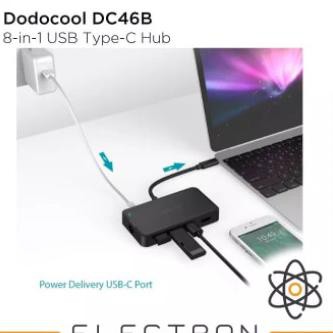 Dodocool 8 In 1 Usb C Rj45 Lan Sd Tf Card Hub Usb C Pd Hdmi Usb 3.0 Ratihanpura67