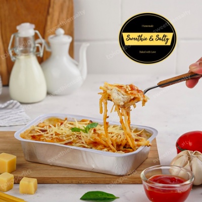 

Spaghetti Cheese Baked