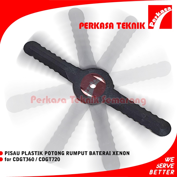 Pisau Plastik Potong Rumput XENON Baterai Cordless CDGT360/CDGT720