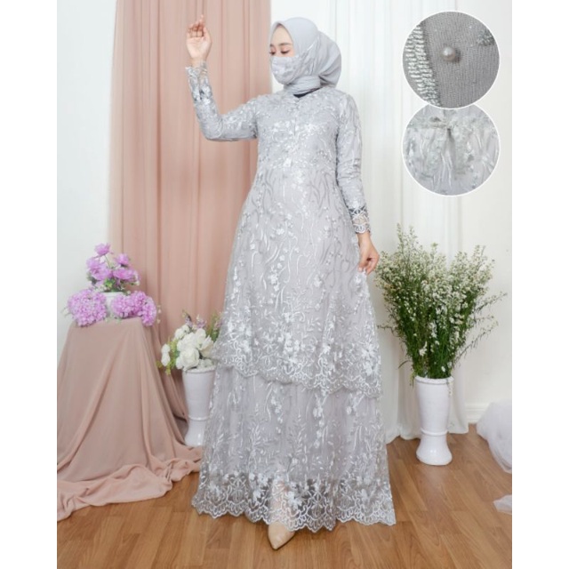 Dress Pesta  / Gamis Modern / Kebaya Gamis / Gamis Pesta / Gamis Kebaya / Gamis Lebaran / Gamis