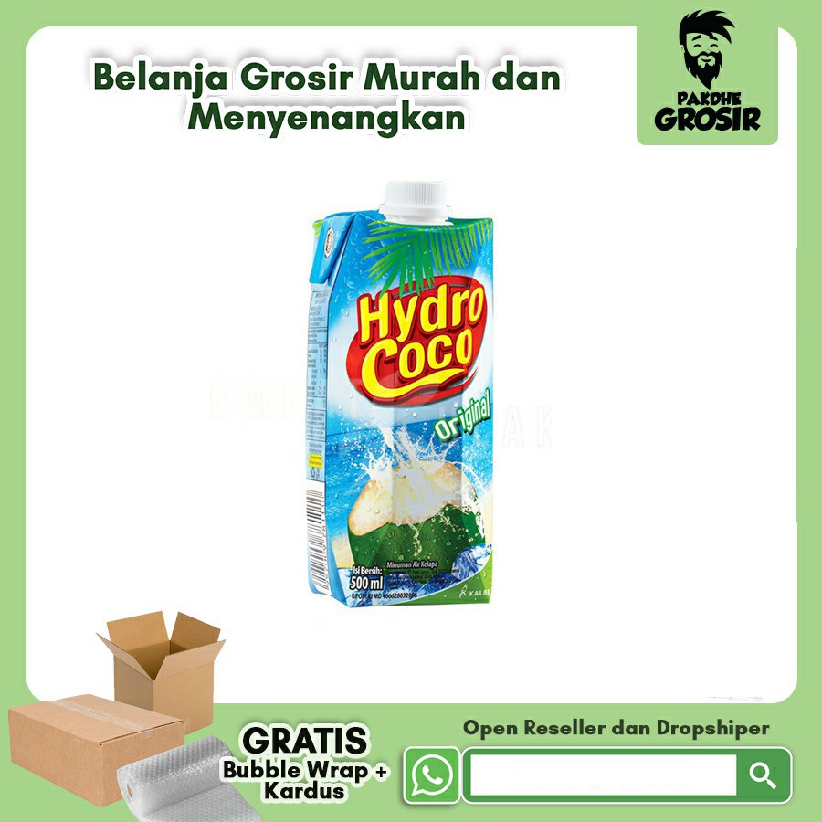 

Hydro Coco 500 ml ( Air Kelapa Kemasan )