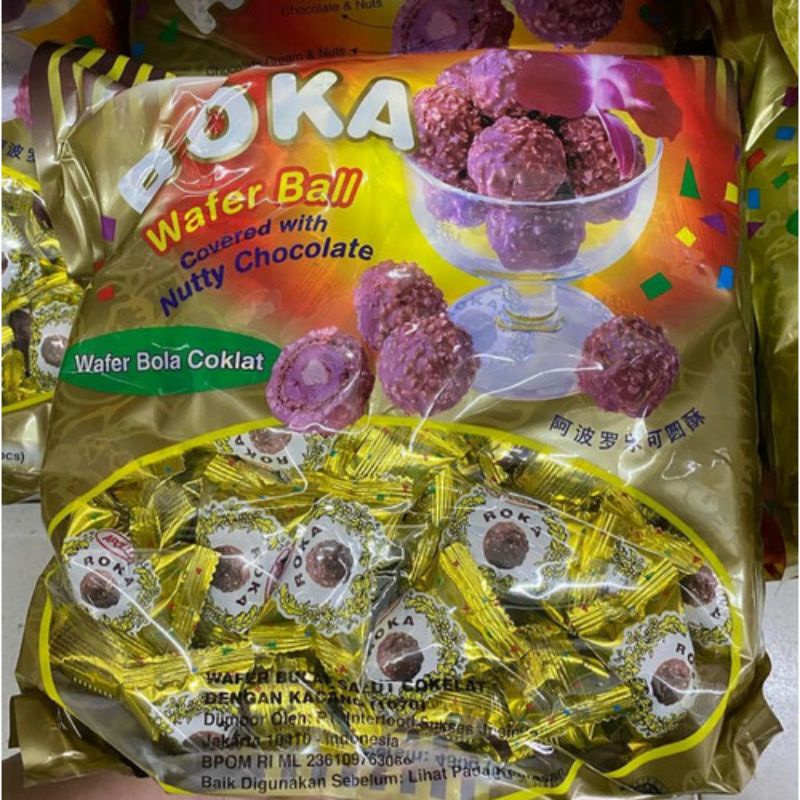 

ROKA ROKA // BOLA CHOKLAT // BALL WAFFER FREE KARDUS