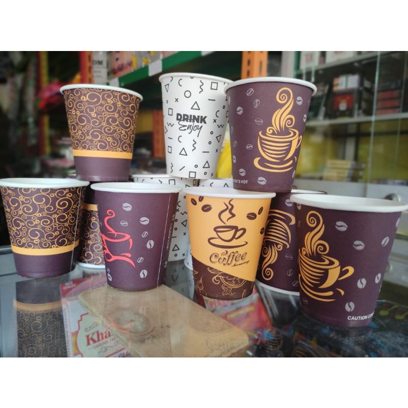 Jual Paper Cup Gelas Kertas Kopi 8oz 50pcs Shopee Indonesia 9137