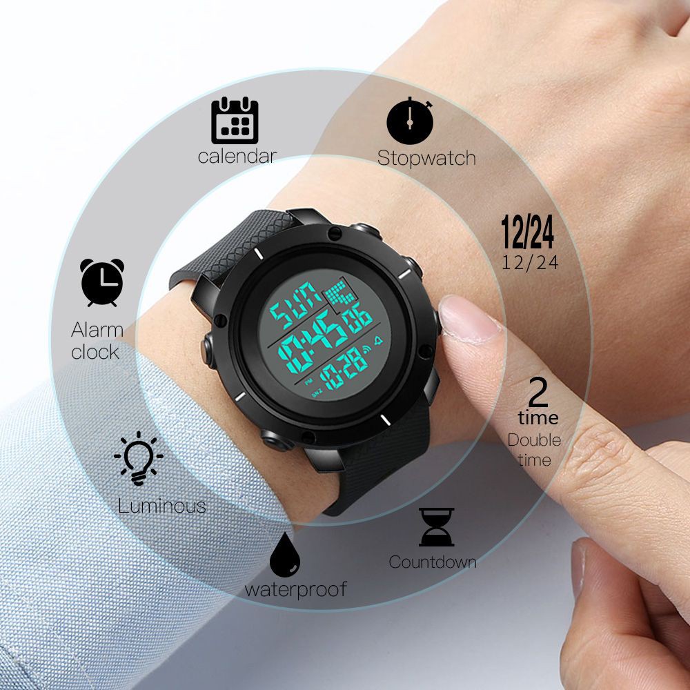 Jam Tangan Wanita Smartwatch Bermerk Otomatis Jm Tangan Anti Air Watch U6A7 Dewasa Hitam Rantai Disk