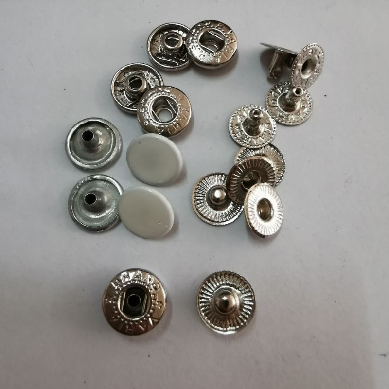 kancing cetet besi 10mm / kancing cetet besi 230 white / 5gross