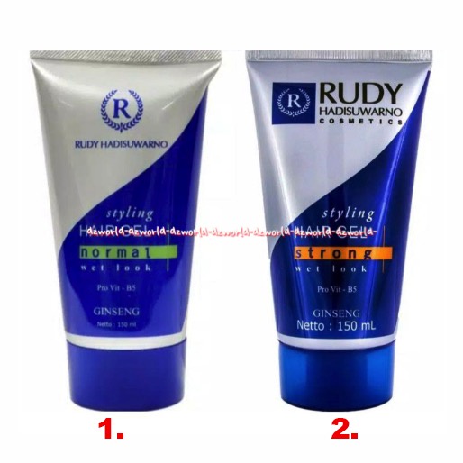 Rudy Hadisuwarno Styling Gel Normal Strong Look Wet Look Gel Rambut Pria Rudi Hadi Suwarno Pome Rambut Hair