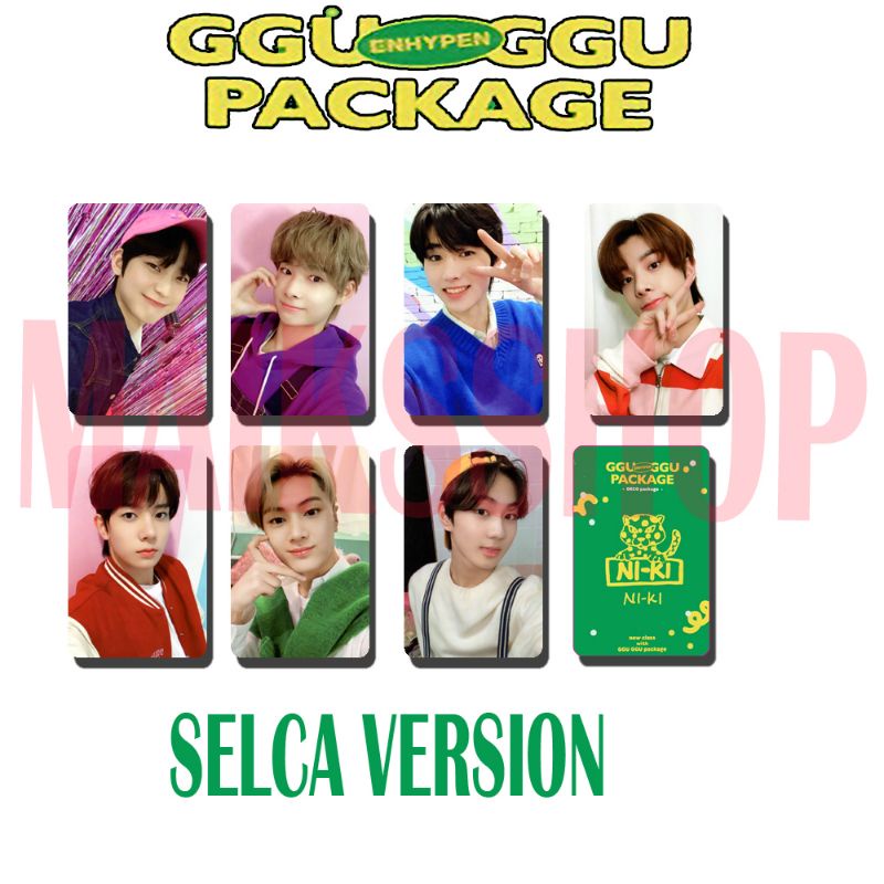 Enhypen Ggu Ggu Package Photocard Kpop