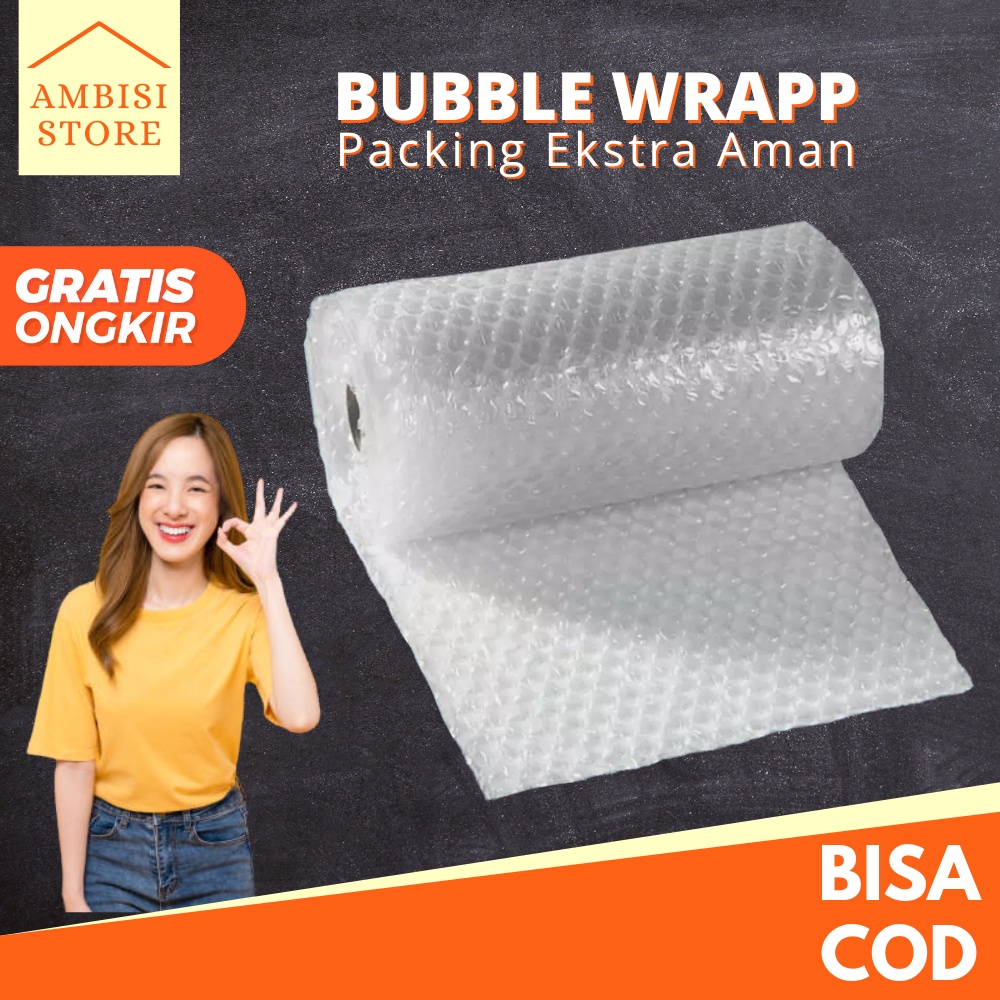 

Plastik Bubble Wrapp Untuk Keamanan Packing Tambahan / Safety Packaging