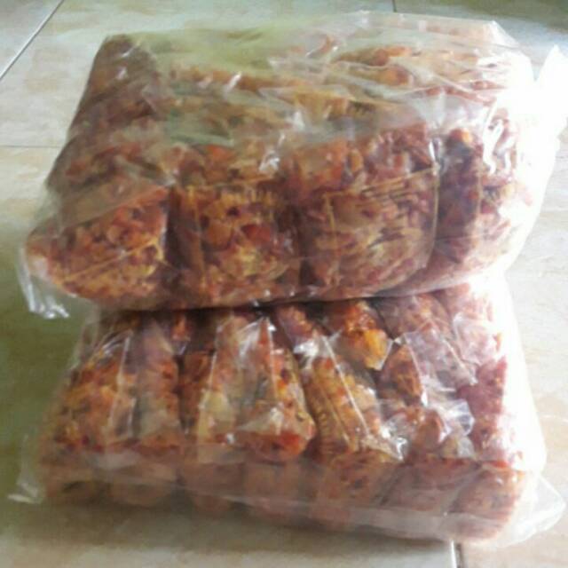 

Kerupuk sambal sibolga/keripik ubi