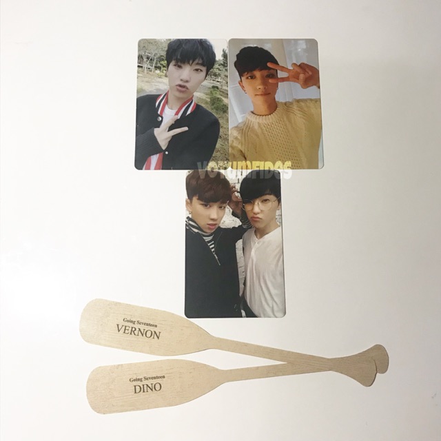 SEVENTEEN GOING SEVENTEEN PHOTOCARD PADDLE HOSHI THE8 VERNON DINO