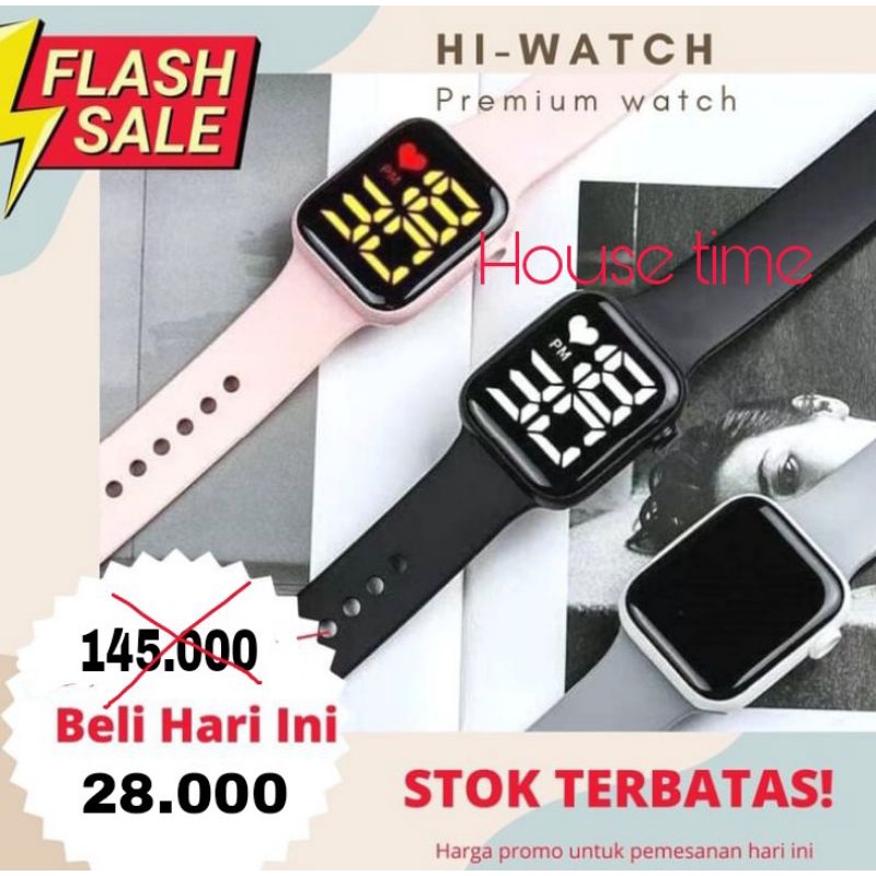 JAM TANGAN DIGITAL ANTI AIR bahan karet / jam tangan digital / jam anti air untuk pria dan wanita / 