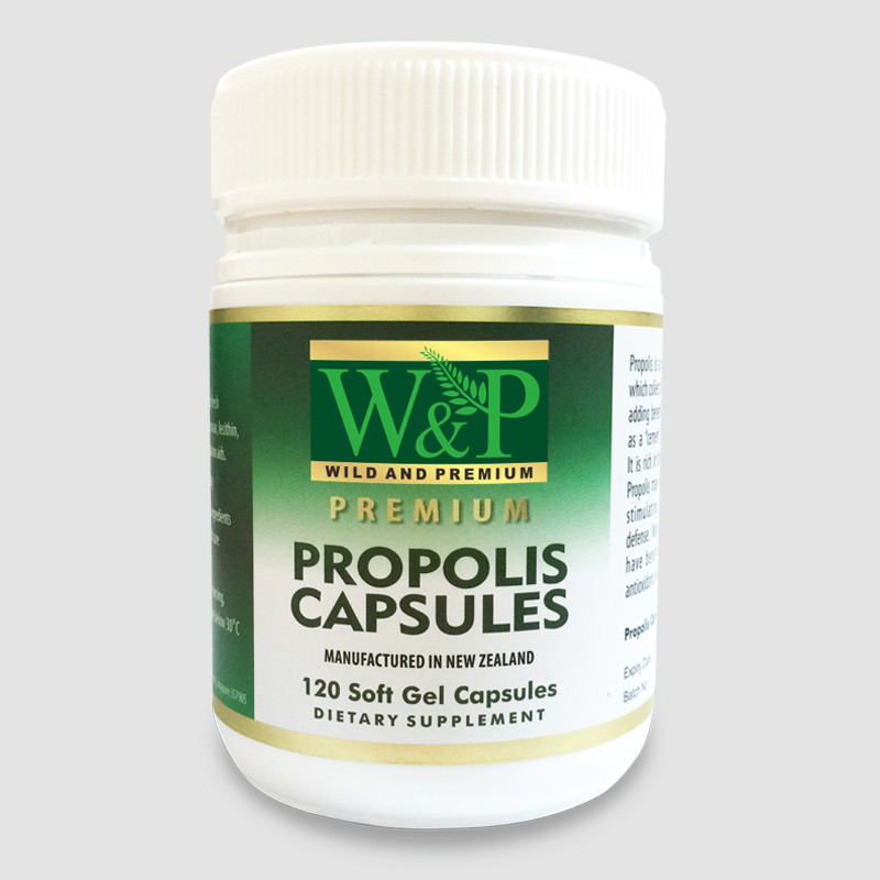W&P Propolis Capsule 120 softgel capsules