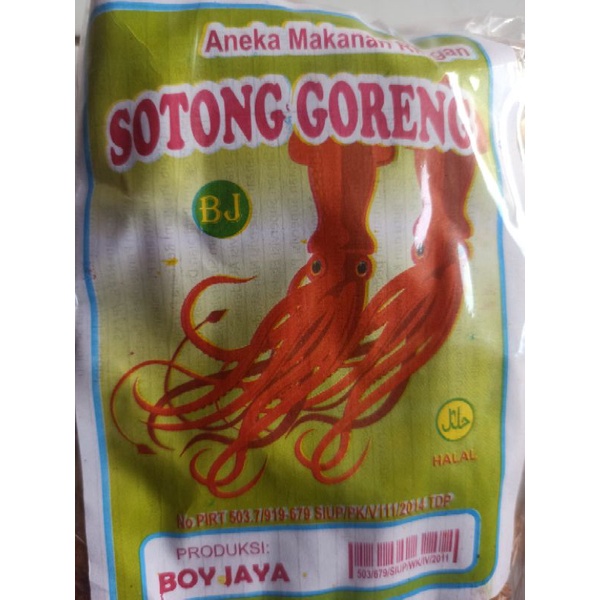 

Sotong Goreng, isi 20