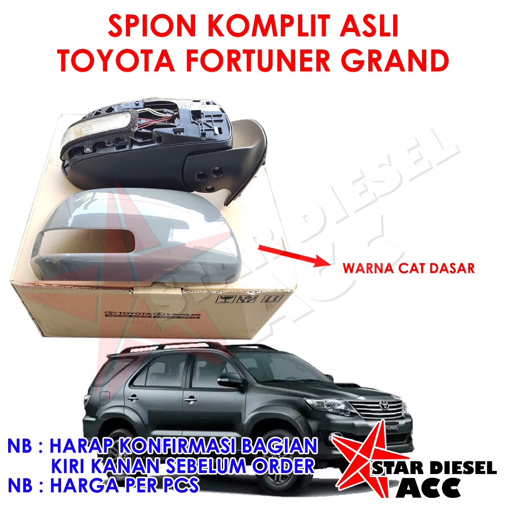 TOYOTA FORTUNER SPION KOMPLIT AUTO LIPAT SPION TOYOTA HILUX ORIGINAL ASLI TOYOTA