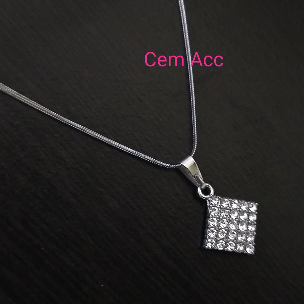 Promo Kalung dan Liontin, Fashion Wanita Kekinian, Anti Karat dan Anti Luntu,r Korean Style-2
