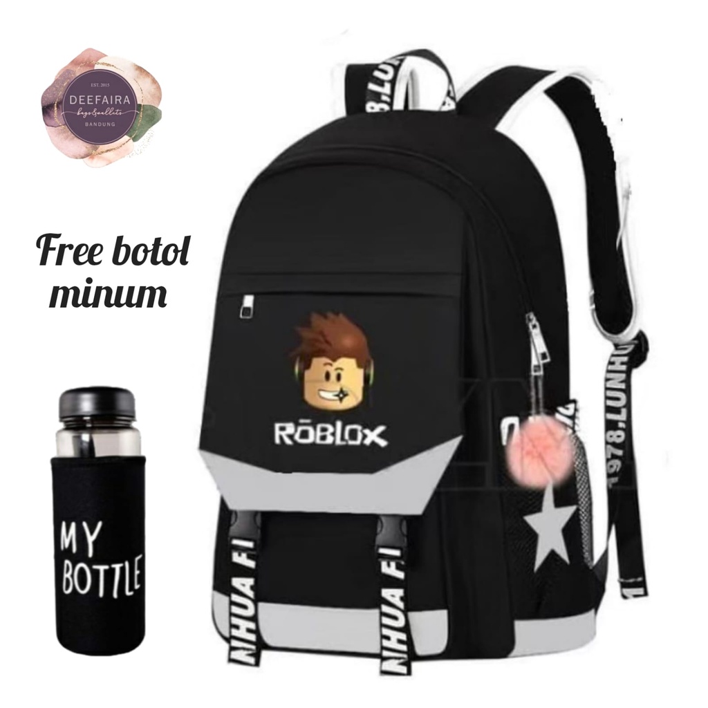 Tas Anak Model Lx1 Rbxoox Free Botol Minum Tas Ransel Sekolah Tk Dan Sd