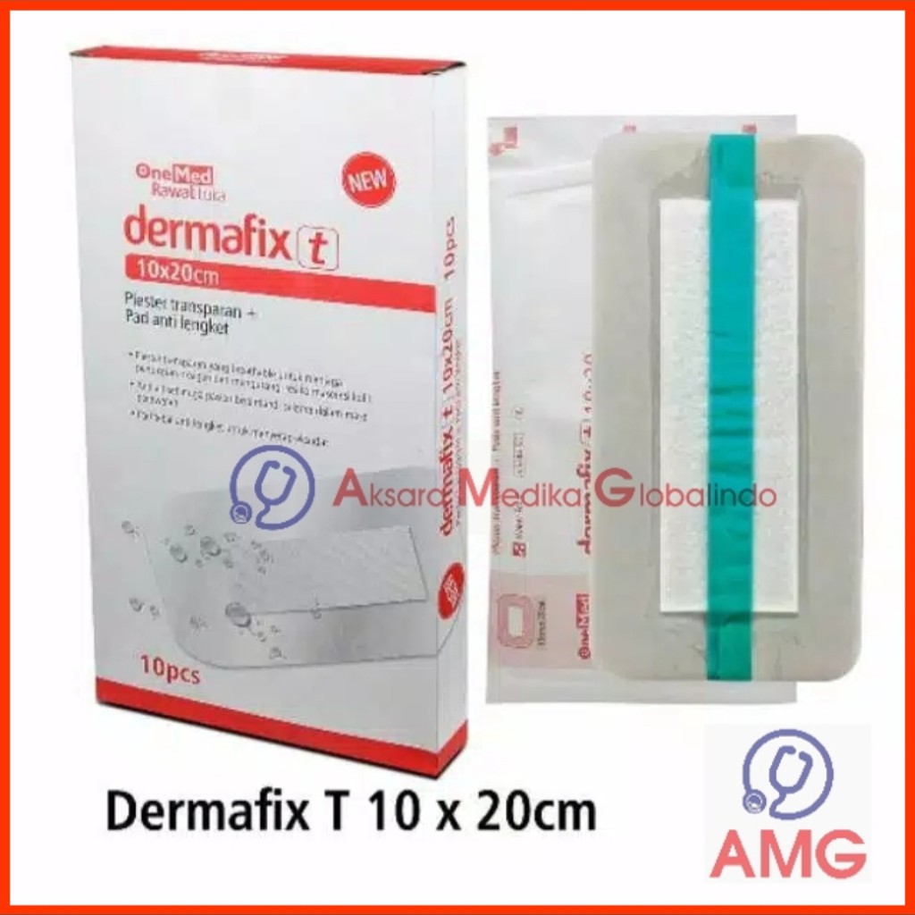 DERMAFIX T 10X20 CM 1 LEMBAR PLESTER ANTI AIR #AMG