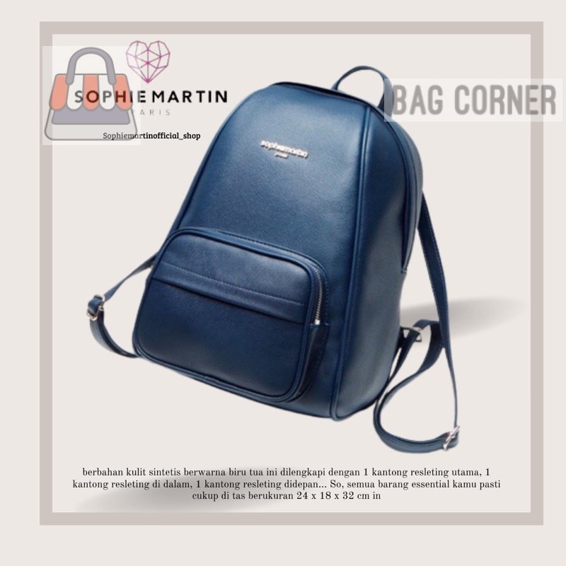 BagCorner - TAS BACKPACK GABRIL SOPHIE PARIS TAS RANSEL PROMO DISKON MEMBER TERMURAH TAS BATAM TAS I