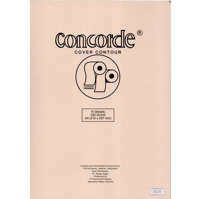 Gramedia Solo Concorde Cover Contour A4 220gram 80248 Shopee Indonesia