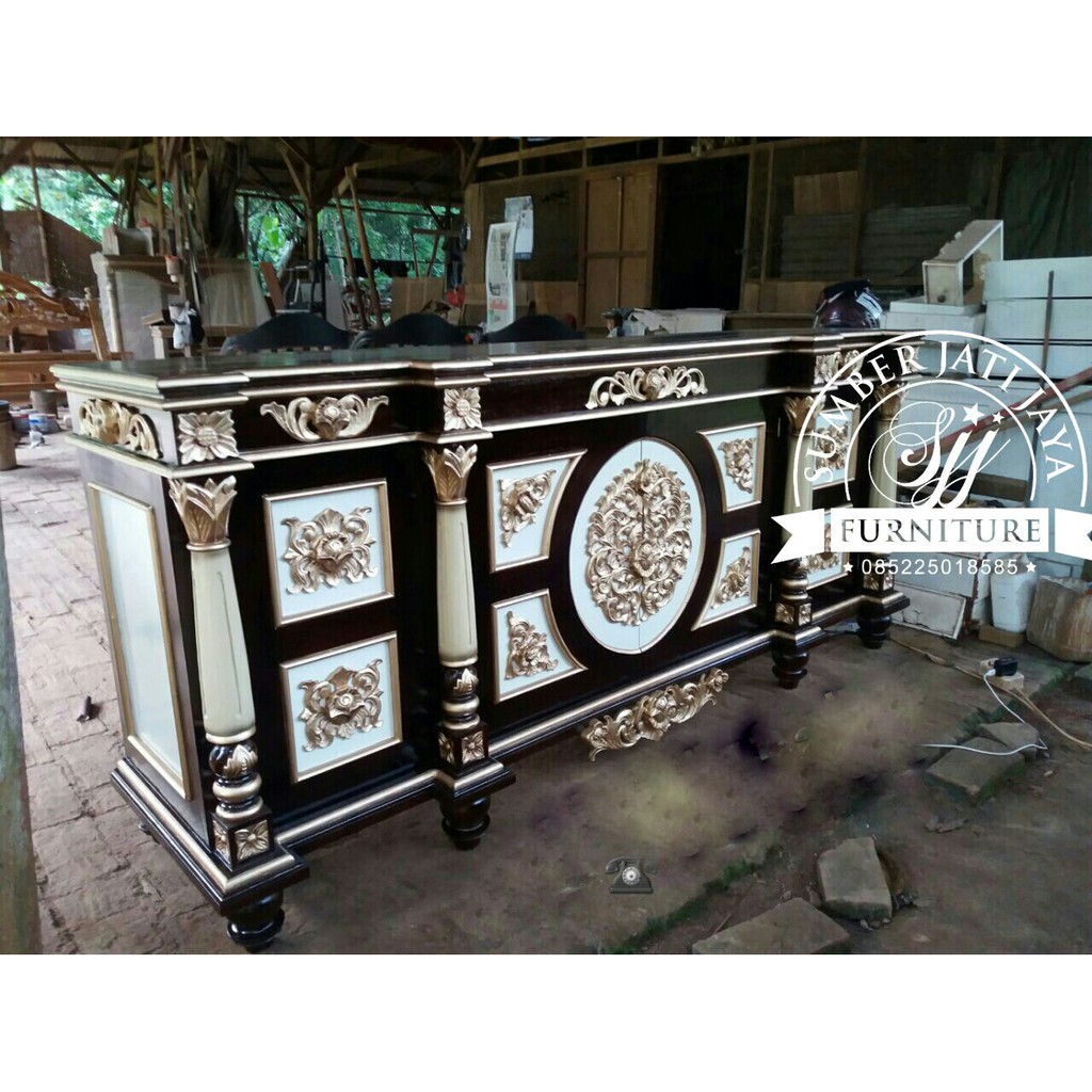 bufet pendek, bufet tv, almari pendek