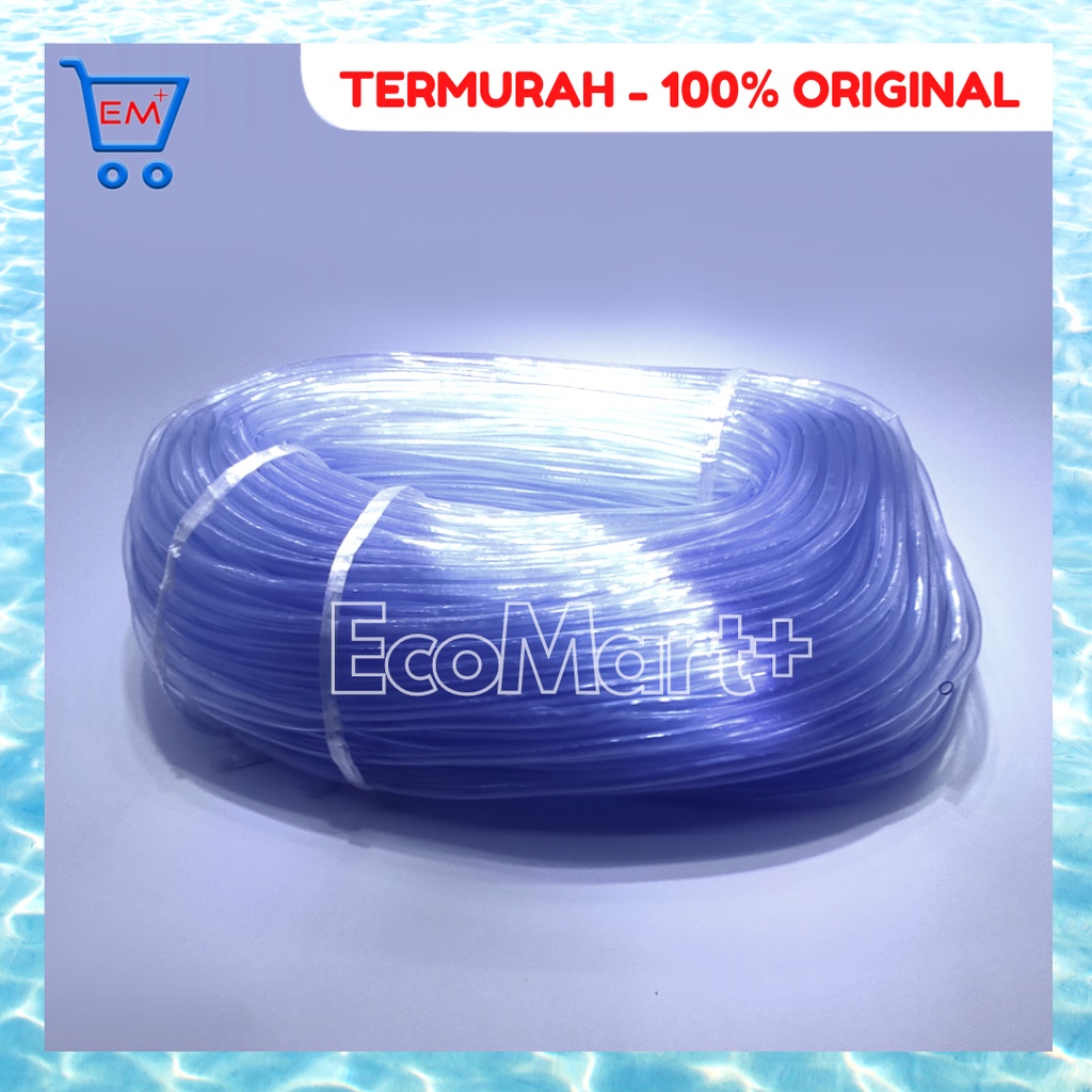 Selang Aerator 3/16&quot; Rp. 1.100/Meter - Warna Transparan - Rp. 5.500 dapat 5  meter