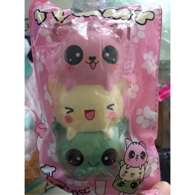 Squishy osc only sweet cafe kitty dango danggo lisenced rare original slow soft