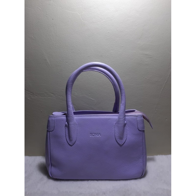TAS BONIA Second Branded / HAND BAG Elegan Ungu