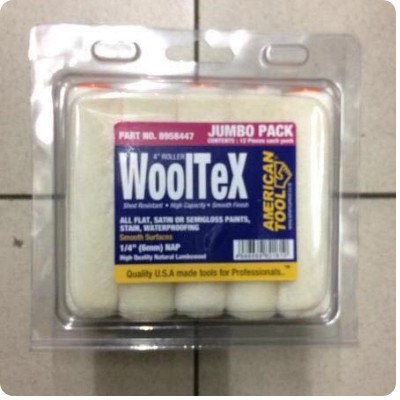 

Refil Kuas Bulu Roll Epoxy Cat Minyak 4” 10cm 10Pcs Amtool USA