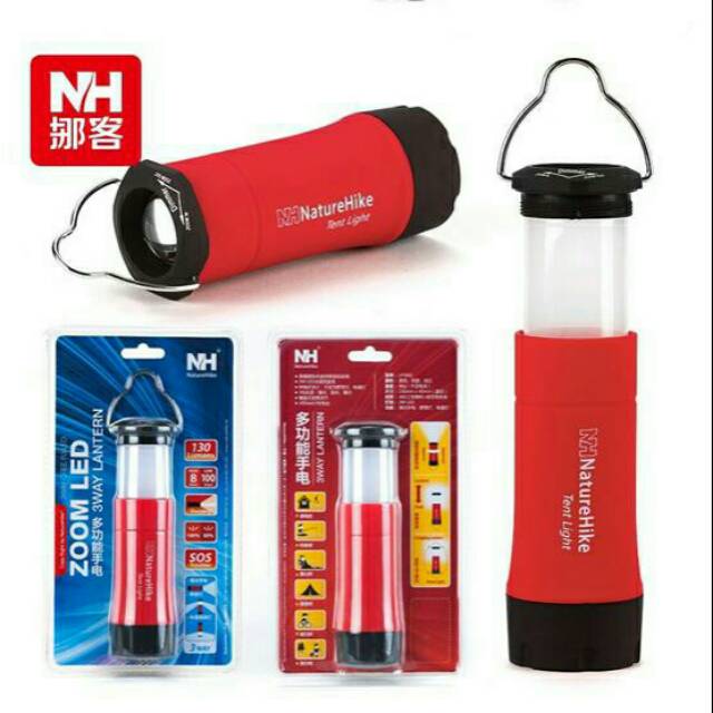 Naturehike Lampu tenda multifungsi lentera senter gunung camping