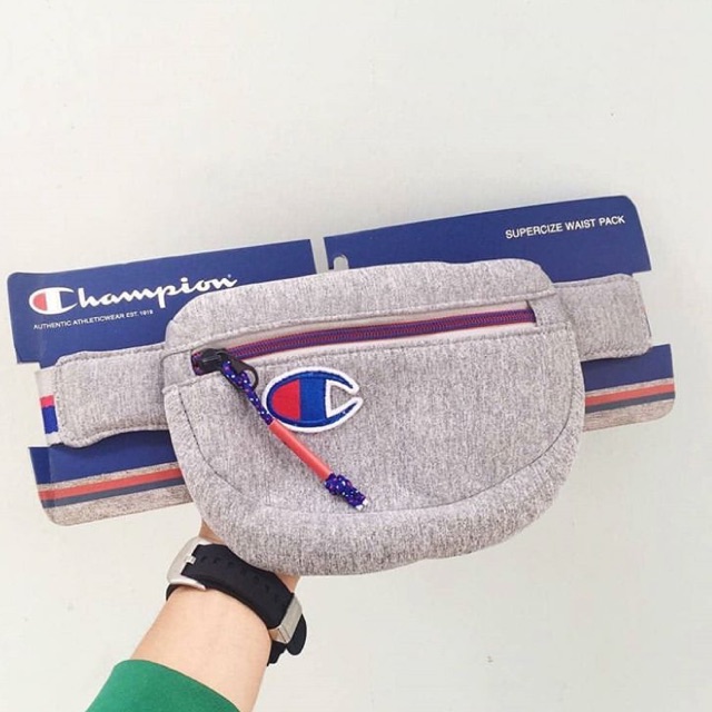 Champion Waist Bag Grey Original 100%