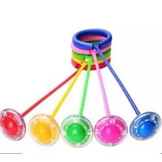 (VCM) Hulahoop Kaki LED Mainan Jumpball Anak anak