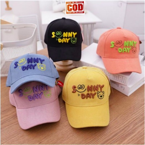 TOPI BASEBALL ANAK SUNNY DAY 2-10 TAHUN LAKI PEREMPUAN CUTE LUCU BAHAN KUALITAS PREMIUM