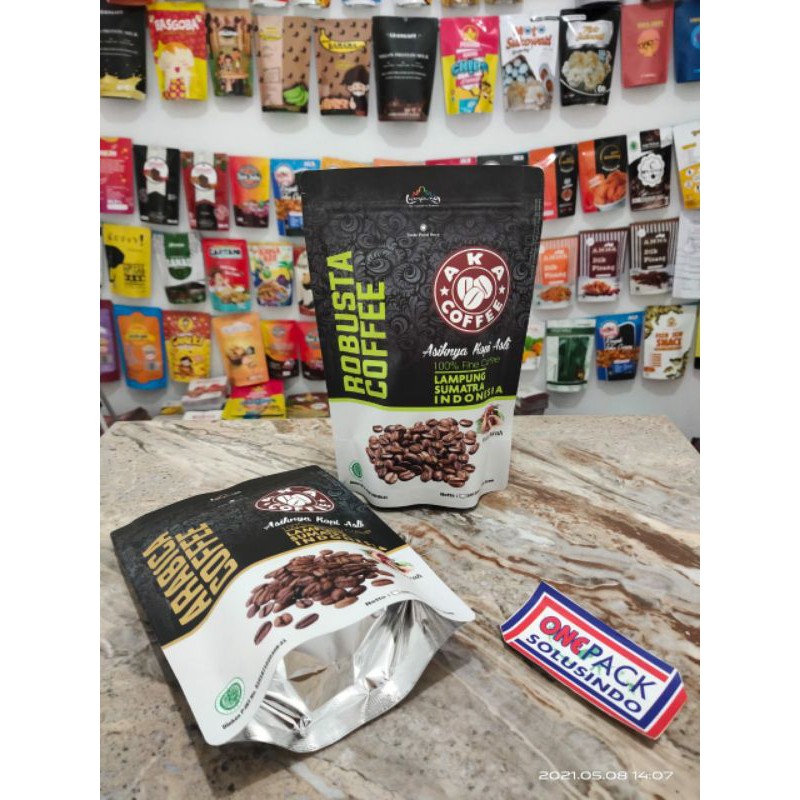 

kemasan standing pouch custom zipper lock full print 15×22cm