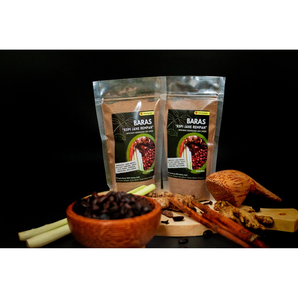 

Kopi Jahe Rempah Bubuk (Baras)