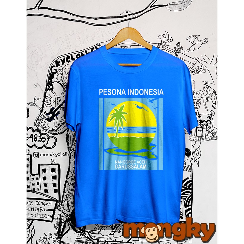 kaos pesona indonesia aceh