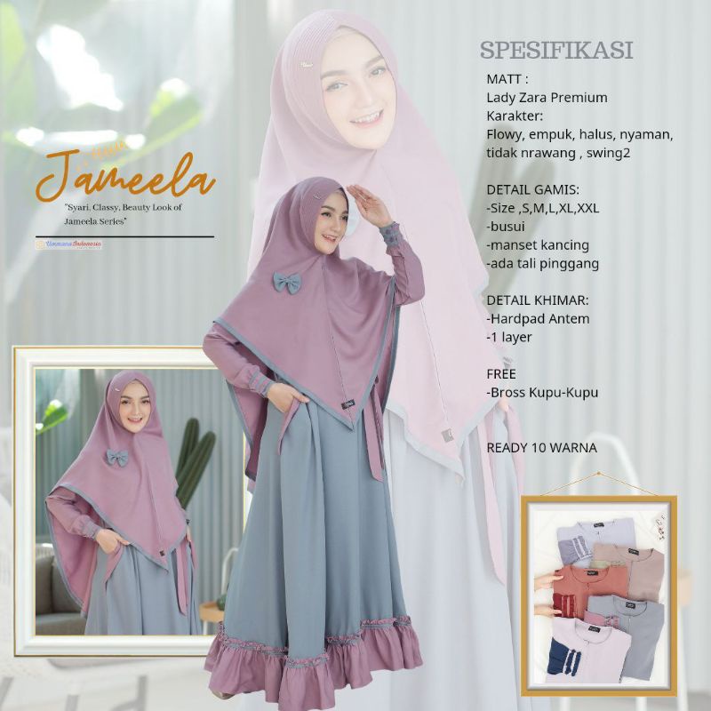 Gamis jameela original ummana indonesia