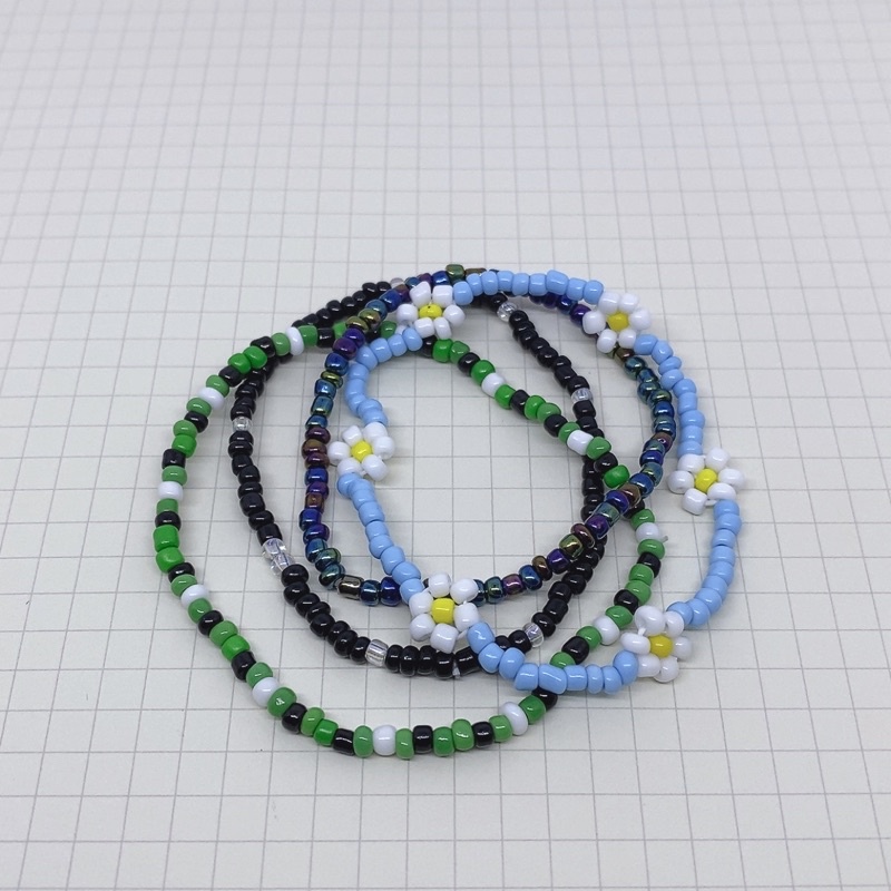 MIN. 10RB || GELANG MANIK BEADS ATEEZ || WOOYOUNG SAN || BEADED BRACELET