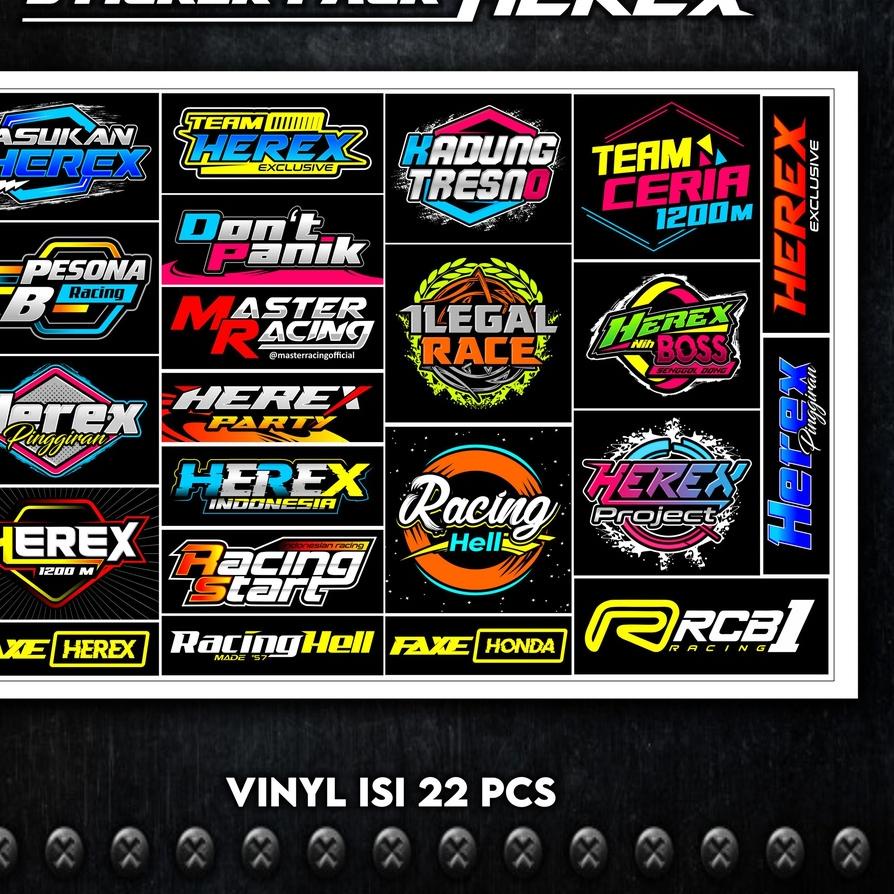 PRICE SLASH STICKER RACING HOLOGRAM / STIKER PACK / STIKER HOLOGRAM / STICKER BALAP VOL.7/9