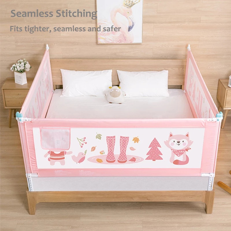 PAGAR KASUR BAYI PENGAMAN BAYI ANAK PEMBATAS KASUR TEMPAT TIDUR RANJANG BAYI TEMPAT TIDUR RANJANG BAYI SAFETY BABY BED FENCE GUARD BEDRAIL MOTIF CUACA