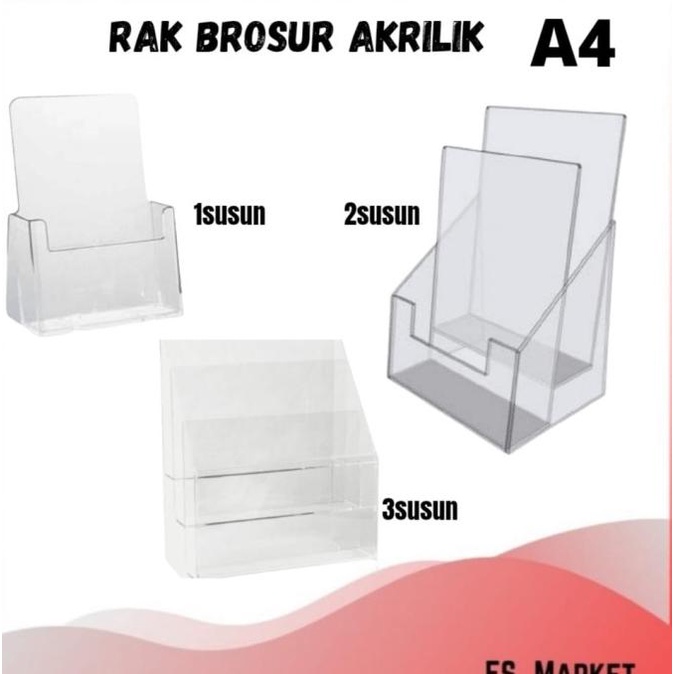 

((BISA COD)) Tempat Flyer Akrilik / Tempat Brosur Akrilik / Brosur Akrilik PROMOKode 2576