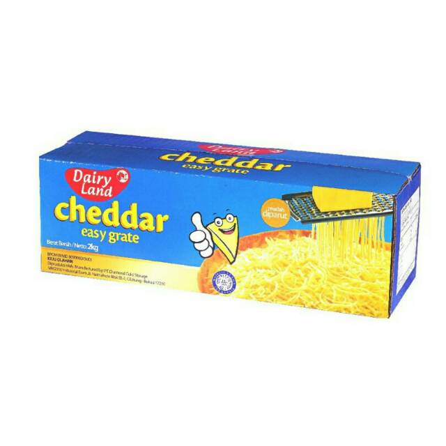 

dairy land cheese processed cheddar 2kg 8 pcs