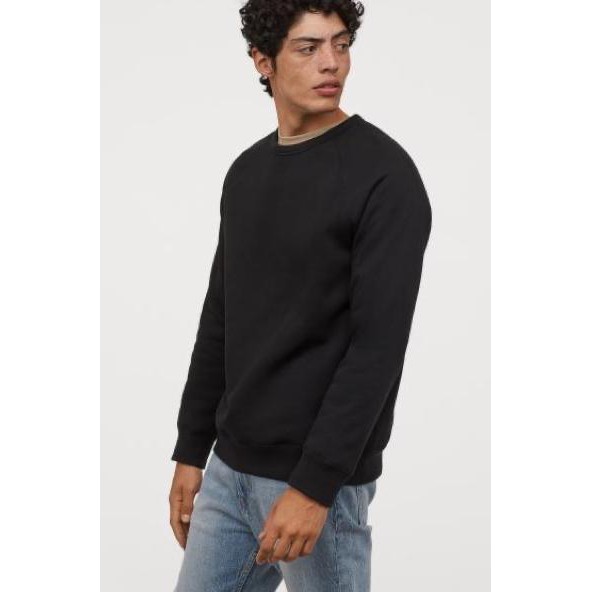 h&m crew neck sweatshirt regular fit