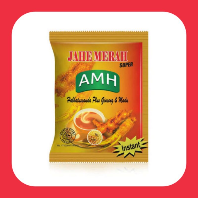 

Jahe Merah Super AMH Amanah (+ Habbatussauda, ginseng dan madu)| Sachet