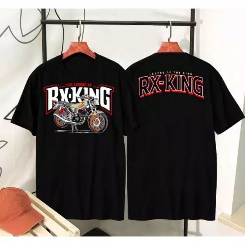 Fourfashion Kaos Pria Kaos Distro RXKING LEGEND Black BC118