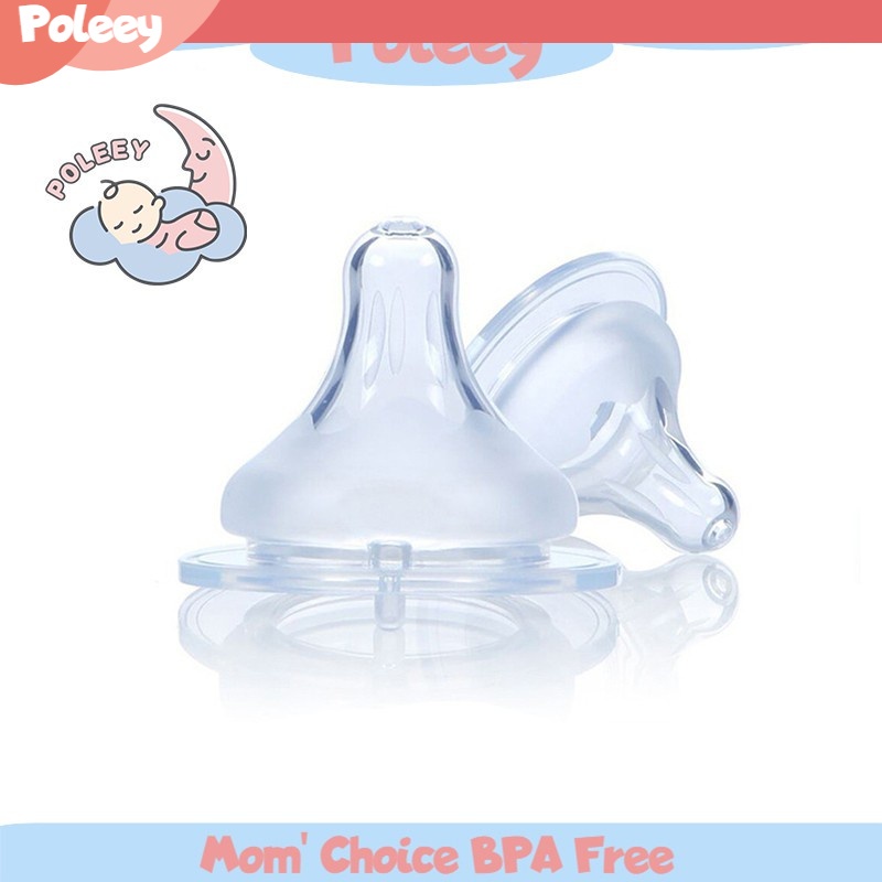 PIGEON Dot Bayi Botol Susu Nipple Peristaltic Leher lebar/ empeng bayi Wide Neck-8