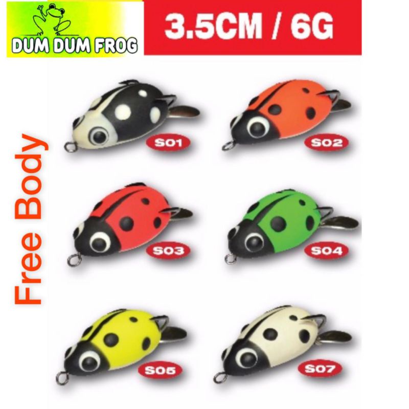 Dum Dum Frog Kumbang LADYBUG