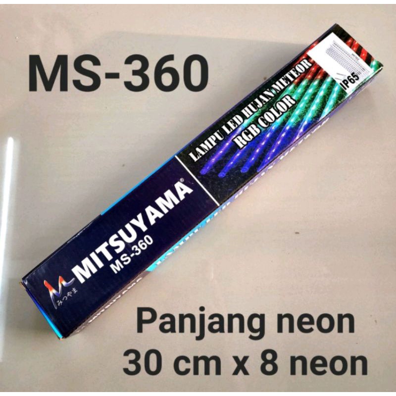 Lampu led meteor mitsuyama lampu gantung hiasan outdoor MS 359 / MS 360